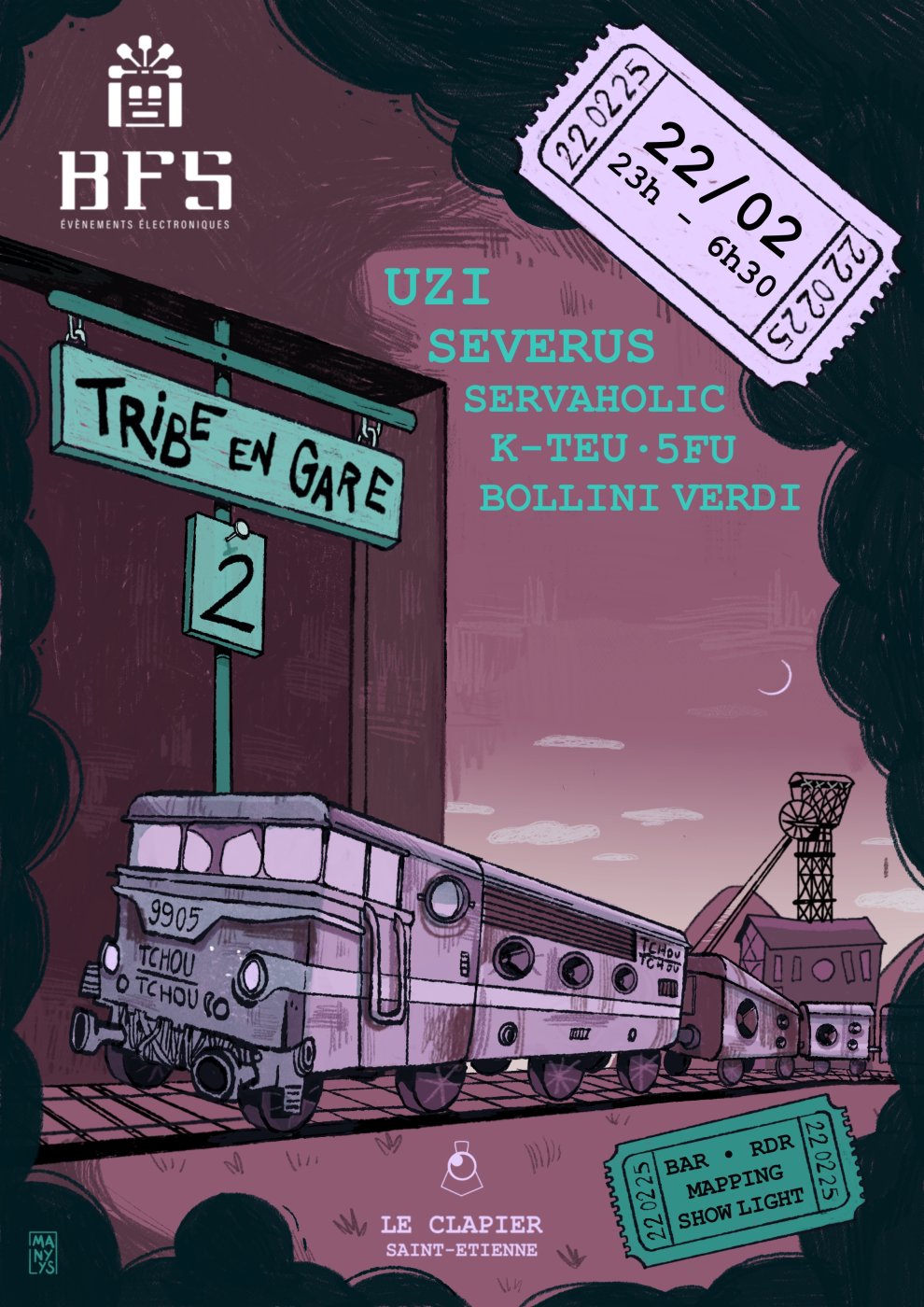 Affiche — Tribe en Gare #2